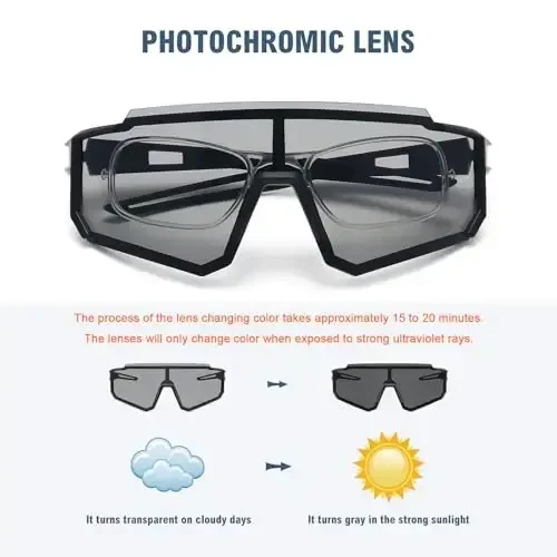 STORYCOAST Polarized Sports Sunglasses for Men Women,Driving Fishing Cycling Mountain Bike Sunglasses UV400 Protection - MODAZONE