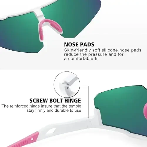 STORYCOAST Поляризованные спортивные солнцезащитные очки для мужчин и женщин, для вождения, рыбалки, велоспорта, горных велосипедов, защита UV400 - 4