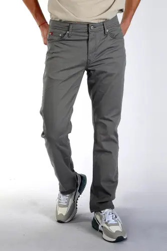 Stow 1 Erkek Dokuma Pantolon Gri - GRİ - 1