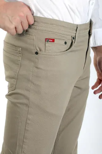 Stow 1 Men's Woven Trousers Beige-BEIGE - 4