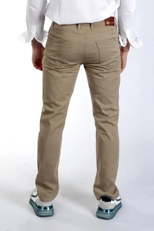 Stow 1 Men's Woven Trousers Beige-BEIGE - 3