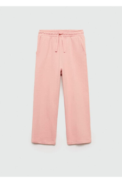 Straight cotton trousers - MANGO KIDS