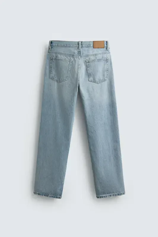 STRAIGHT CUT JEAN-Blue - 2