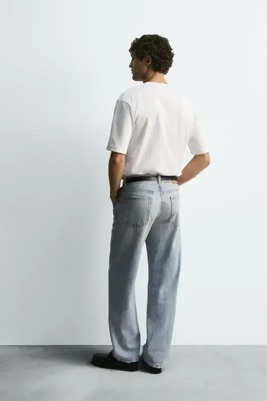 STRAIGHT CUT JEAN-Blue - 7