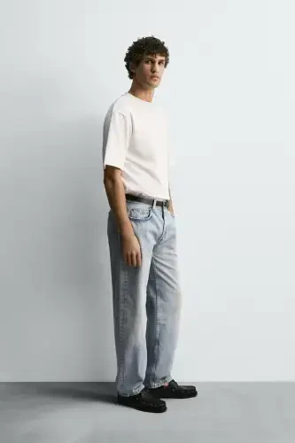 STRAIGHT CUT JEAN-Blue - 8