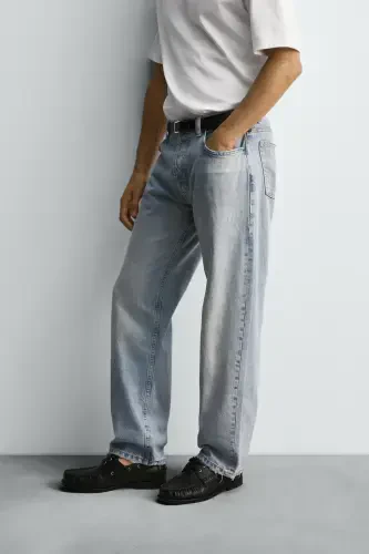 STRAIGHT CUT JEAN-Blue - 9