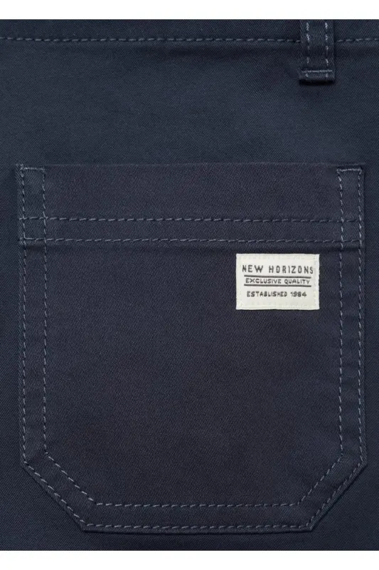 Straight fit cargo trousers - Navy blue - 6