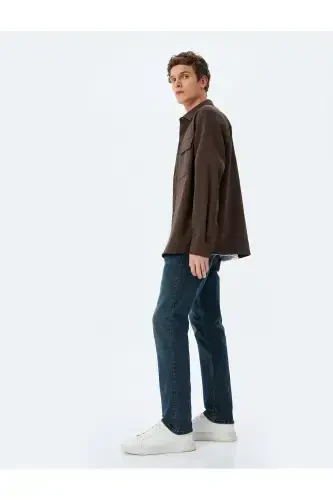 Straight Fit Cotton Jeans with Pocket Detail - KOTON (1)