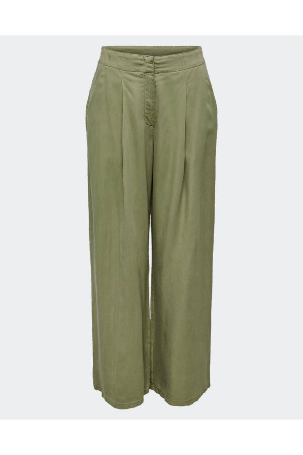 Straight Fit Linen Pants - 1