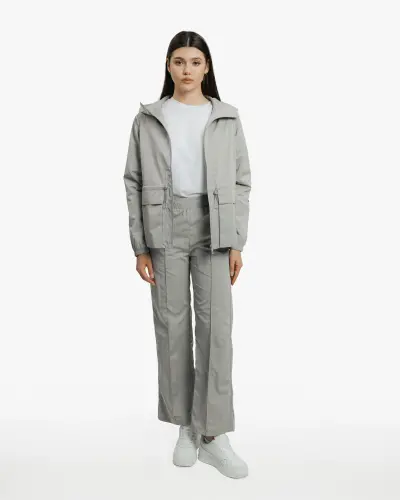 Straight Fit Pants - DARK SEA GREEN - 4