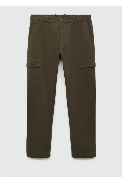Straight Leg Cargo Pants - 3