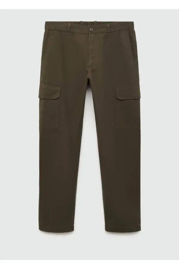Straight Leg Cargo Pants - 3