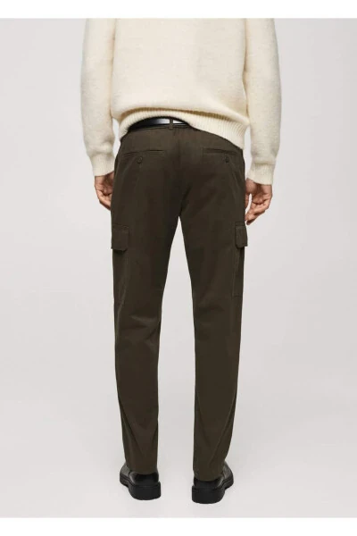 Straight Leg Cargo Pants - 4