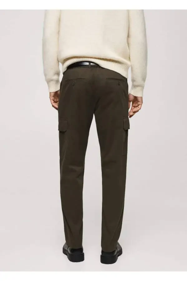 Straight Leg Cargo Pants - 4