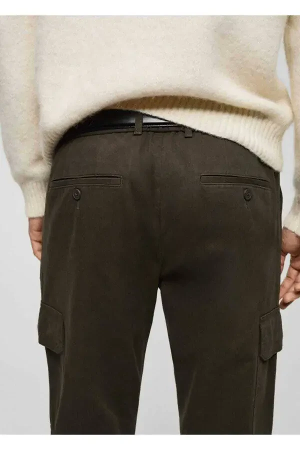 Straight Leg Cargo Pants - 7