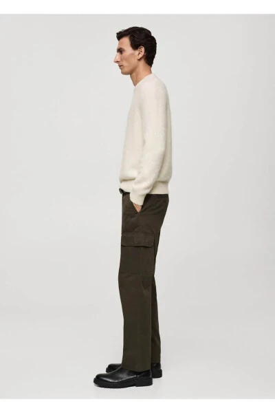 Straight Leg Cargo Pants - 8