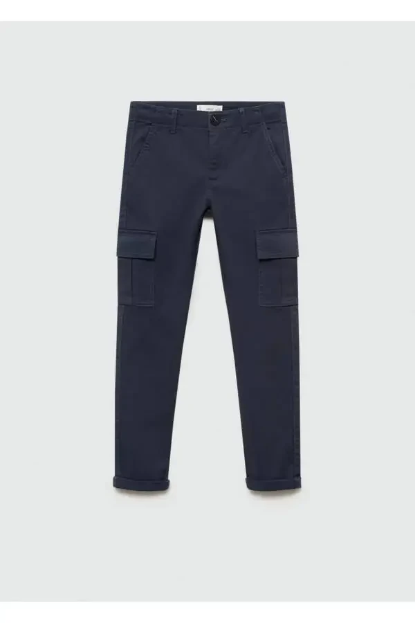 Straight leg cargo pants - 3