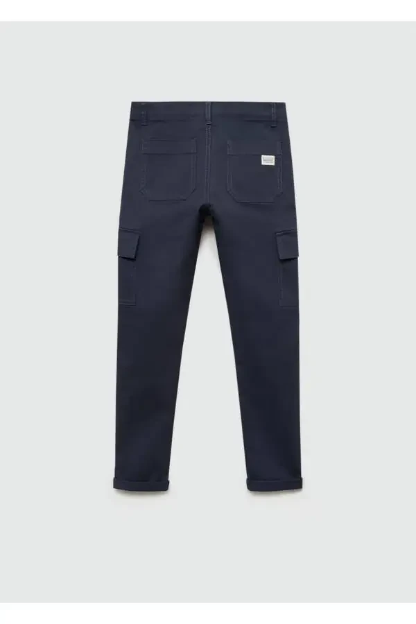 Straight leg cargo pants - 4
