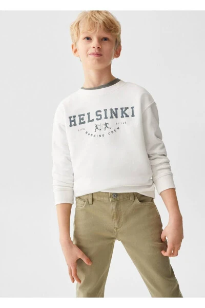 Straight Leg Cotton Pants - MANGO KIDS