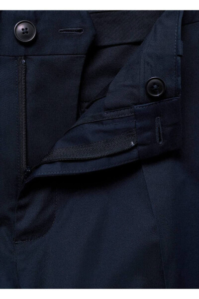 Straight leg cotton trousers - 6