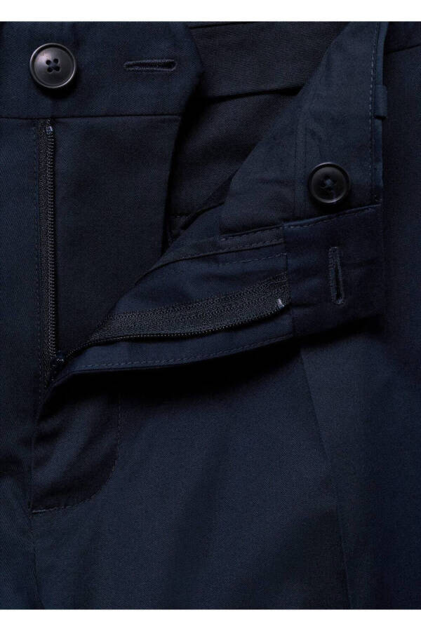 Straight leg cotton trousers - 6