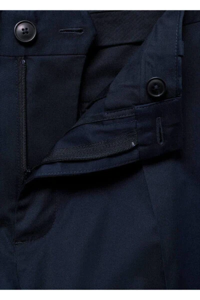 Straight leg cotton trousers - 6