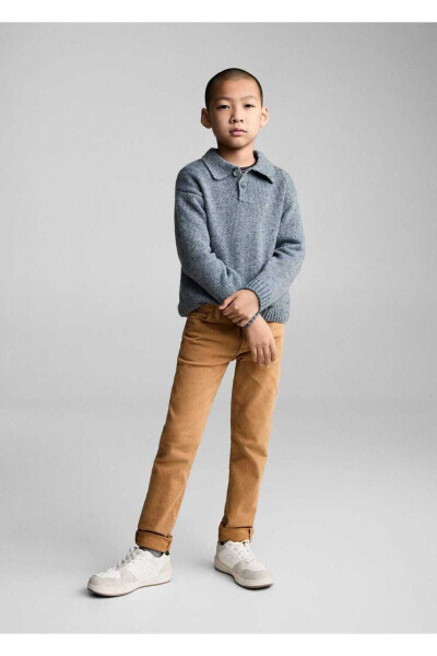 Straight leg cotton trousers - MANGO KIDS (1)