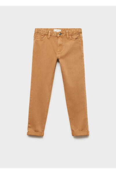 Straight leg cotton trousers - 3