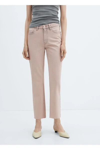 Straight-leg cropped jeans - 1