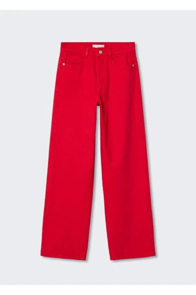 Straight Leg High Waist Jeans - 3