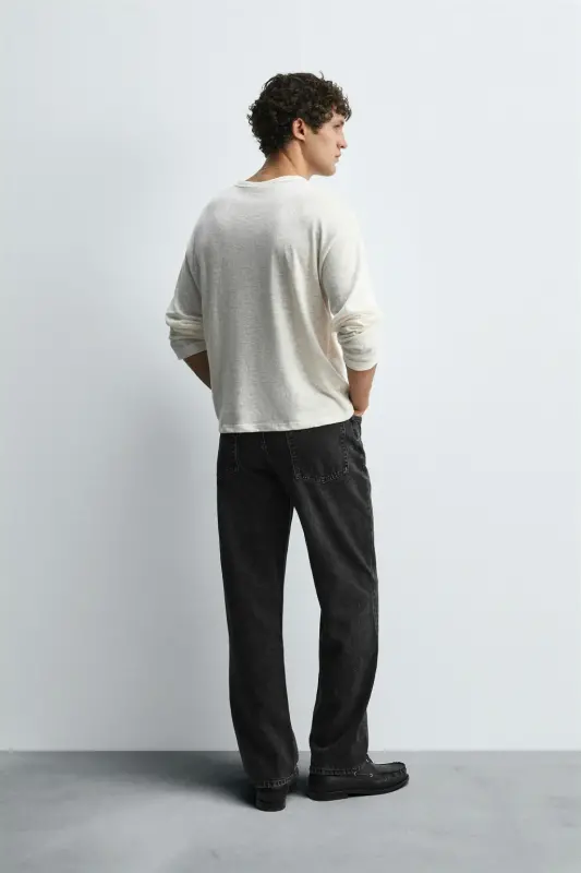 STRAIGHT LEG JEAN - Charcoal - 3