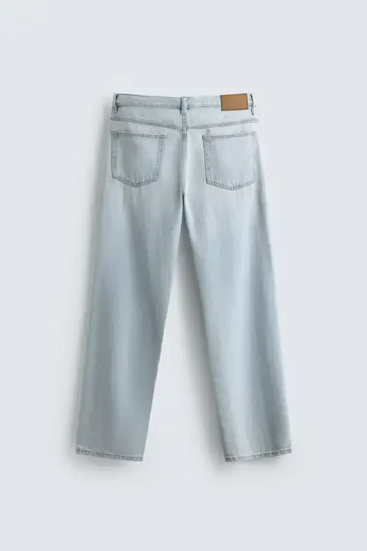 STRAIGHT LEG JEAN-Light blue - 2