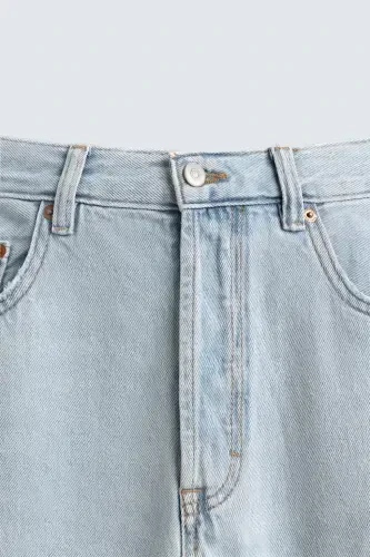 STRAIGHT LEG JEAN-Light blue - 3