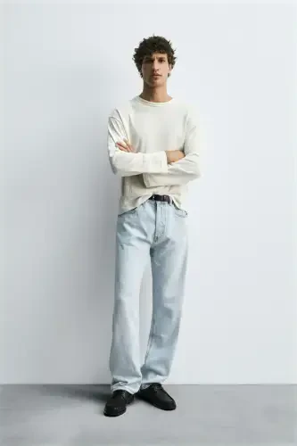 STRAIGHT LEG JEAN-Light blue - 5