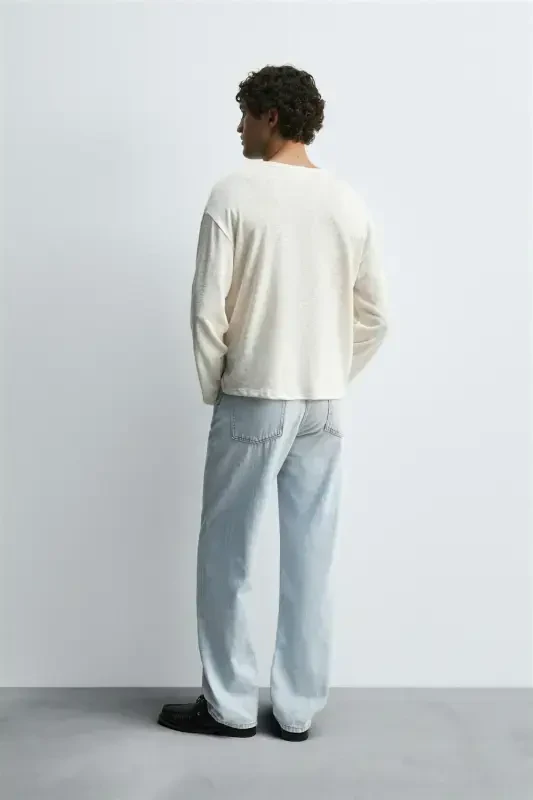 STRAIGHT LEG JEAN-Light blue - 7