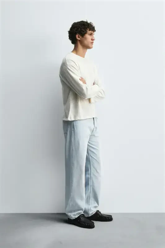 STRAIGHT LEG JEAN-Light blue - 8