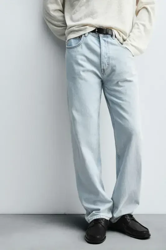 STRAIGHT LEG JEAN-Light blue - 9