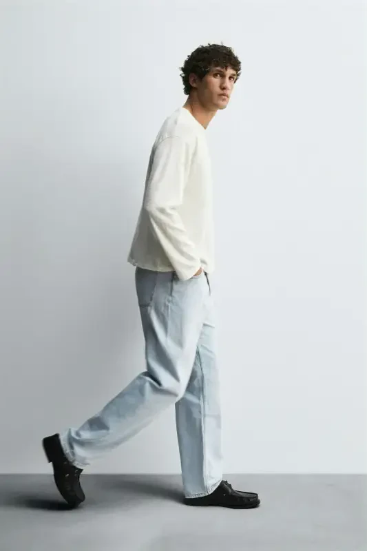 STRAIGHT LEG JEAN-Light blue - 10