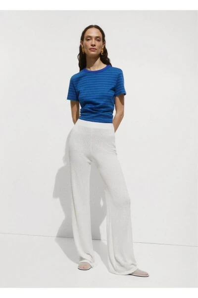 Straight-Leg Jersey Trousers - 8