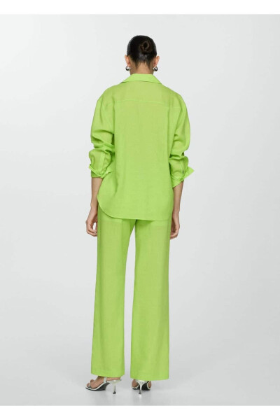 Straight-leg Lyocell Trousers - 4