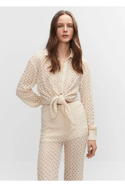 Straight leg pants - MANGO