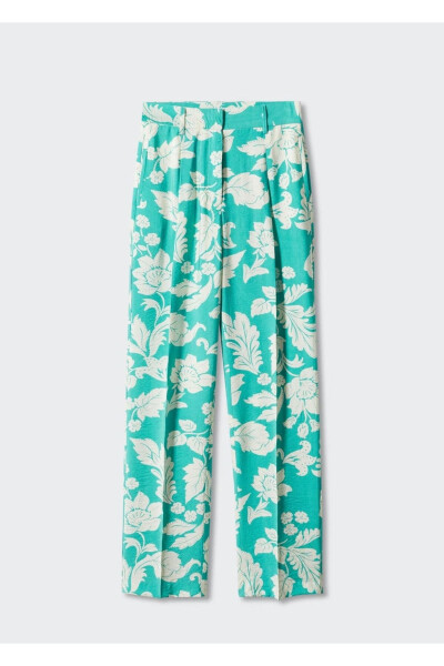 Straight-leg patterned trousers - 3