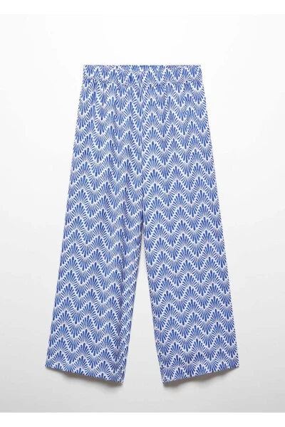Straight-leg patterned trousers - 3