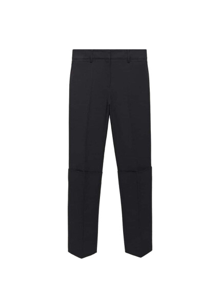 Straight leg pleated trousers - 7