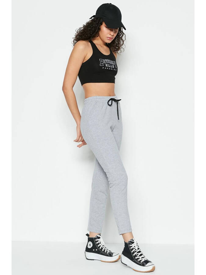 Straight Leg Sweatpants 733 Grey - 1