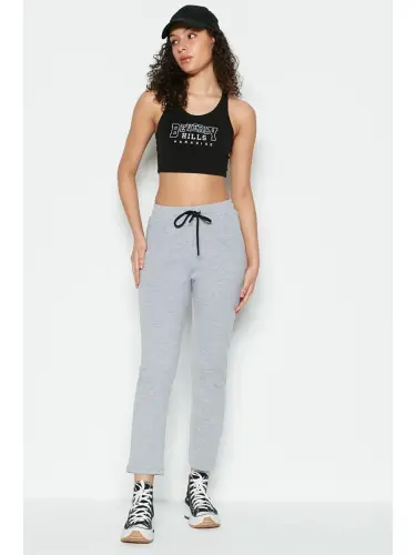 Straight Leg Sweatpants 733 Grey-Grey - LC WAIKIKI (1)