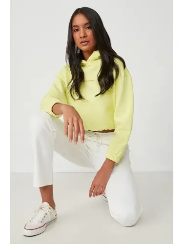 Straight Leg Sweatpants 801 Ecru-Ecru - 1