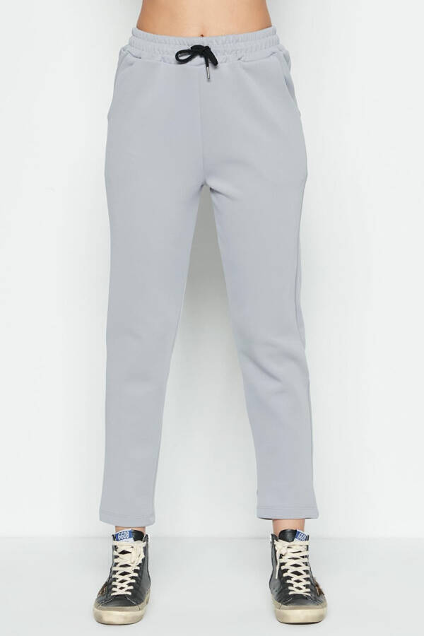 Straight Leg Sweatpants 801 Grey - 8