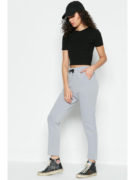 Straight Leg Sweatpants 801 Grey - 2