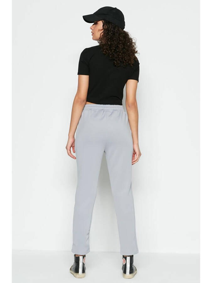 Straight Leg Sweatpants 801 Grey - 3